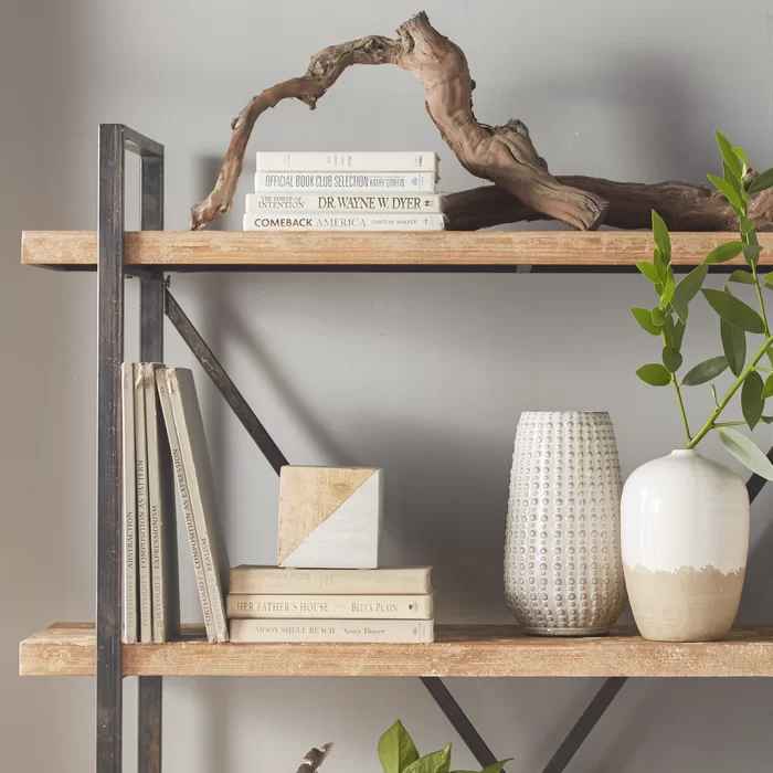 Pursley Solid Wood Etagere Bookcase thumbnail 8