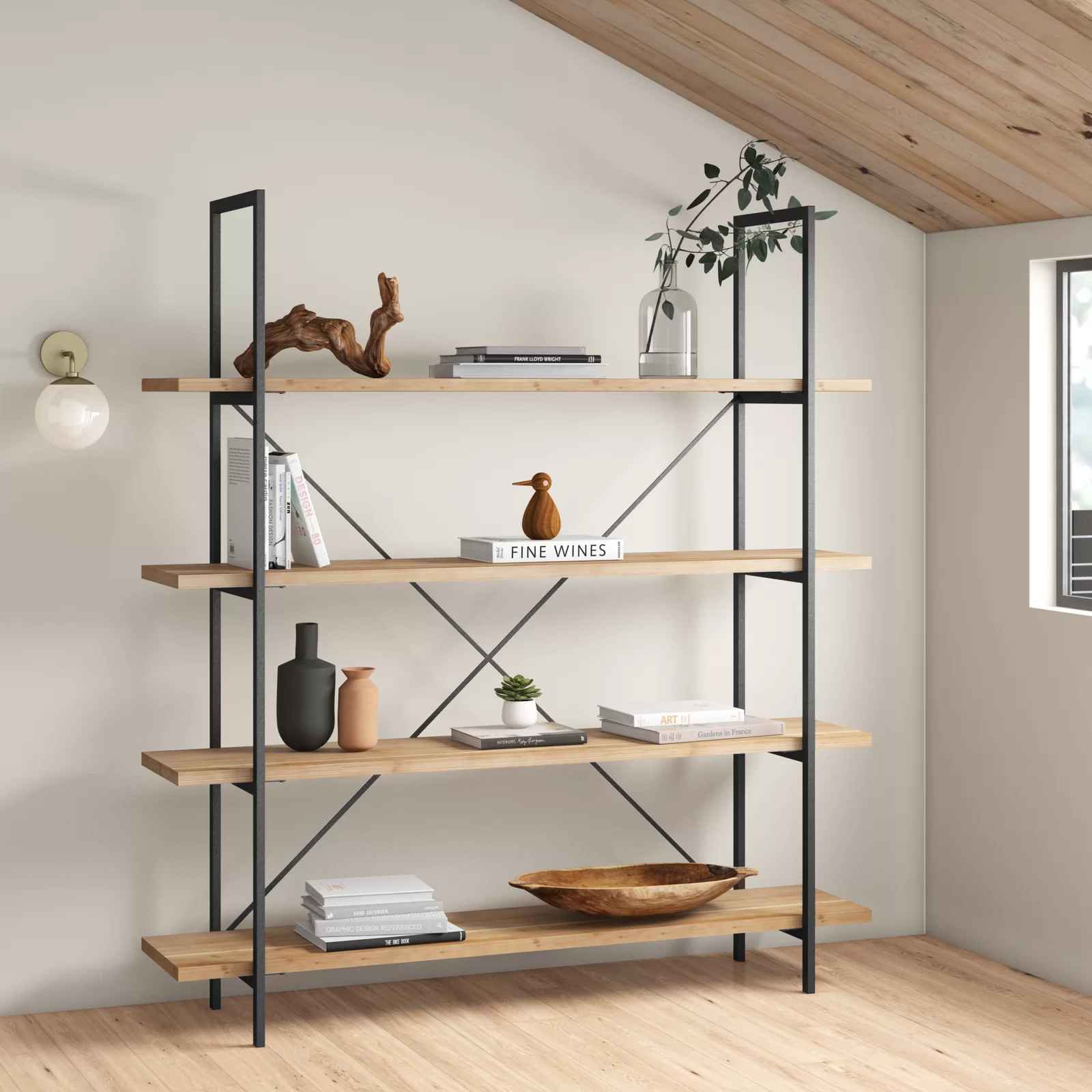 Gwyneth Etagere Bookcase thumbnail 2