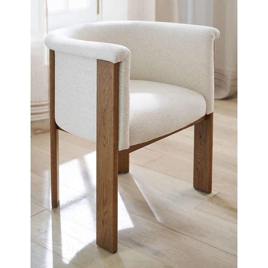 Axel Upholstered Curved Back Dining Chair thumbnail 3