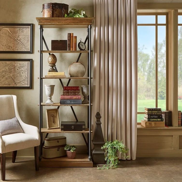Kyler Etagere Bookcase thumbnail 3