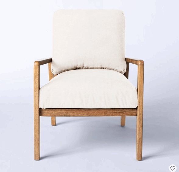 Dagget Mixed Material Accent Chair  thumbnail 3