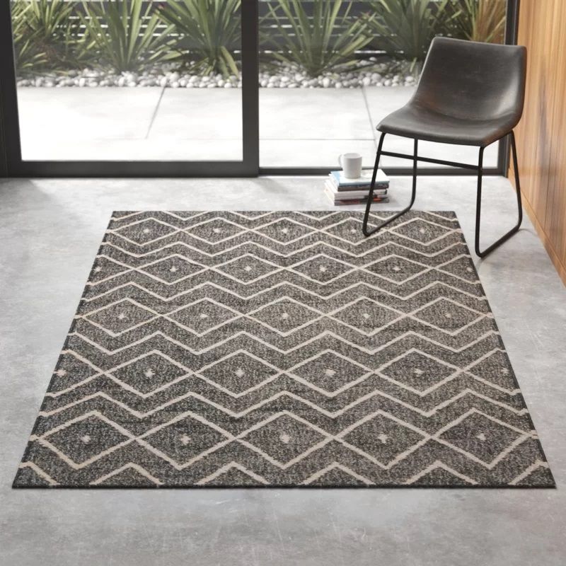 Furman Handmade Natural/Charcoal Rug-9'X12' thumbnail 2