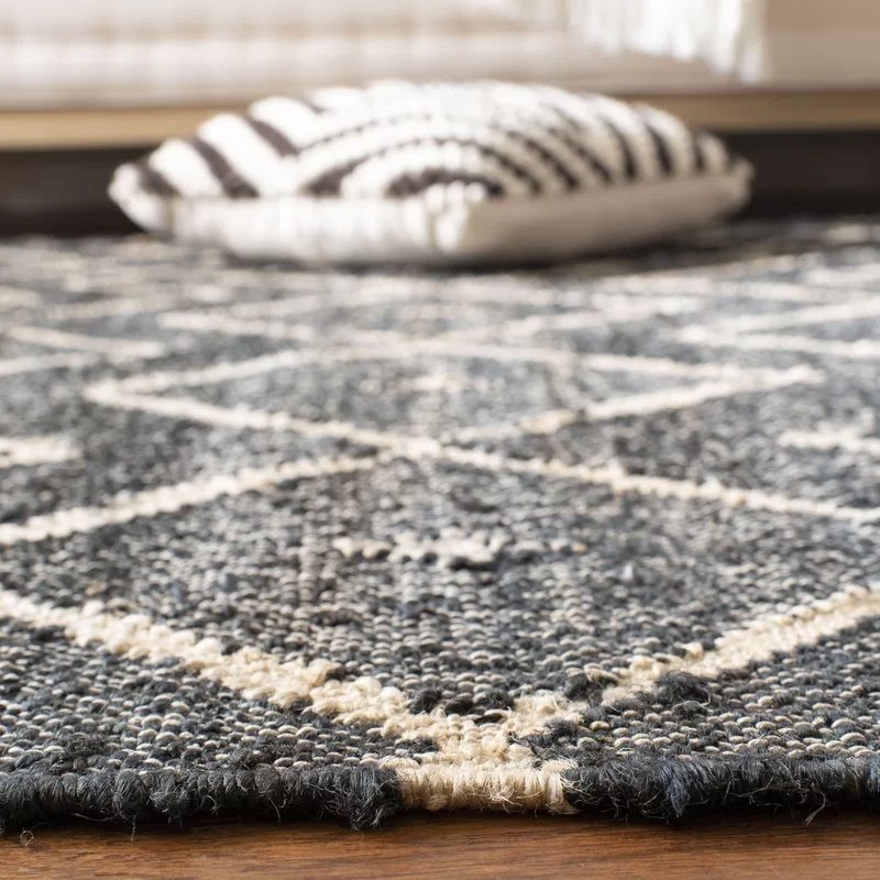 Furman Handmade Natural/Charcoal Rug-9'X12' thumbnail 5