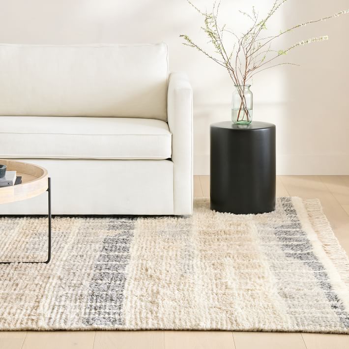 Grid Plaid Shag Rug 6'x9' thumbnail 2