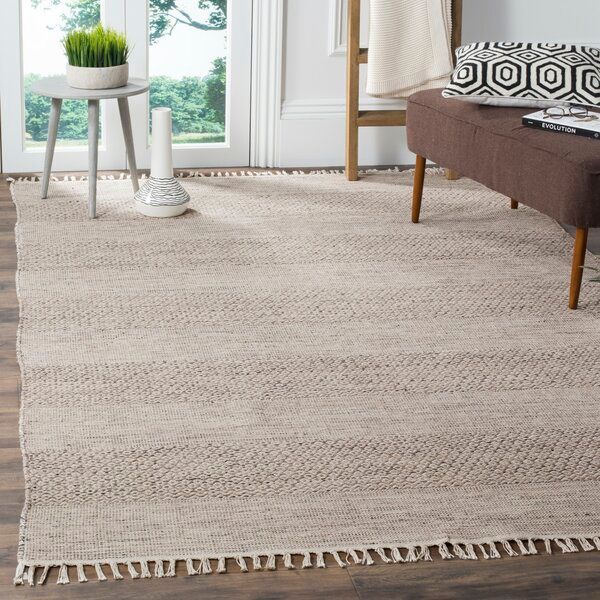Bester Handmade Flatweave Cotton Area Rug-9'X12' thumbnail 2