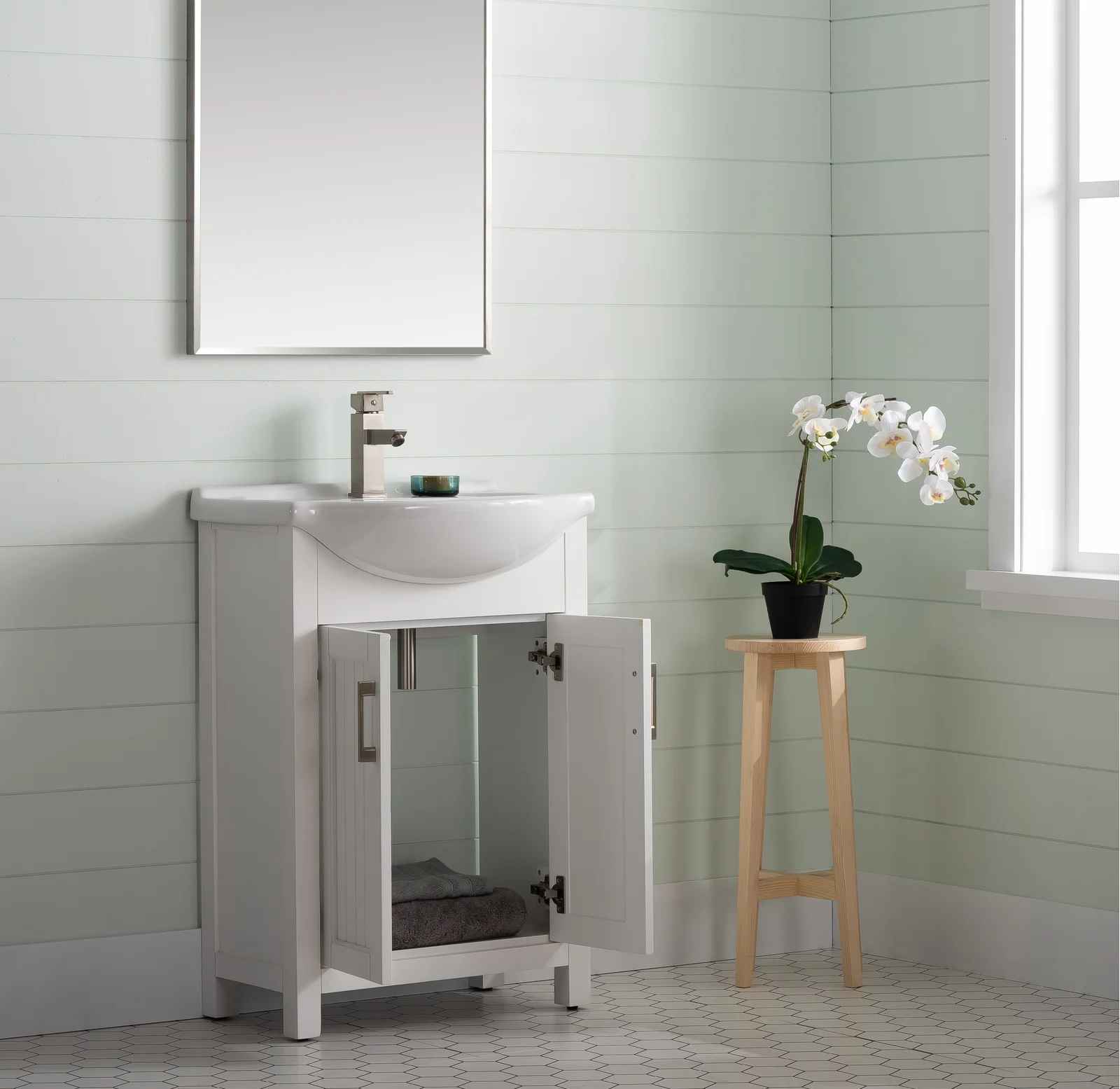 Kentaro Single Bathroom Vanity Set thumbnail 4