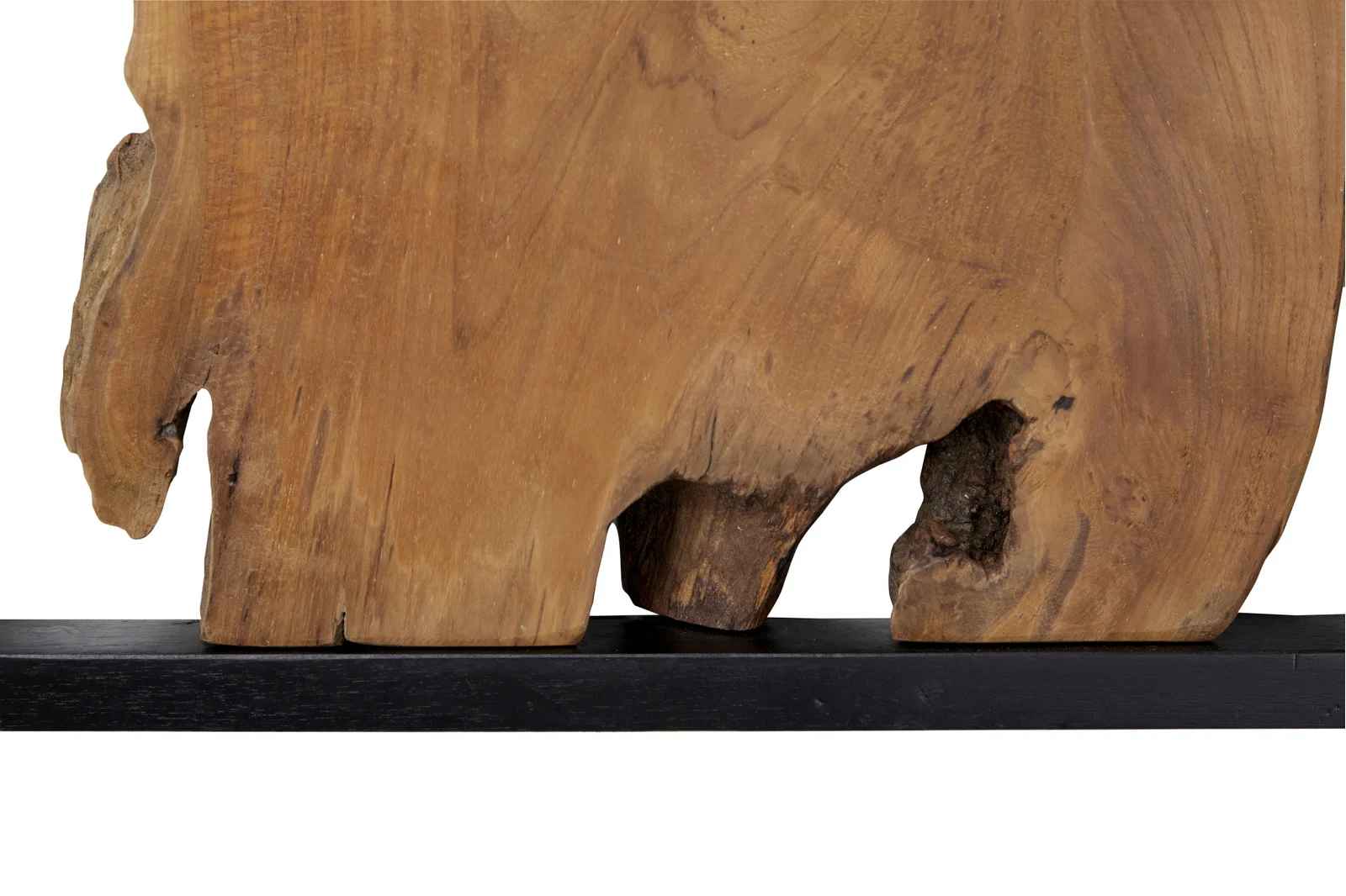4 Piece Live Edge Teak Wood Wall Decor Set thumbnail 3