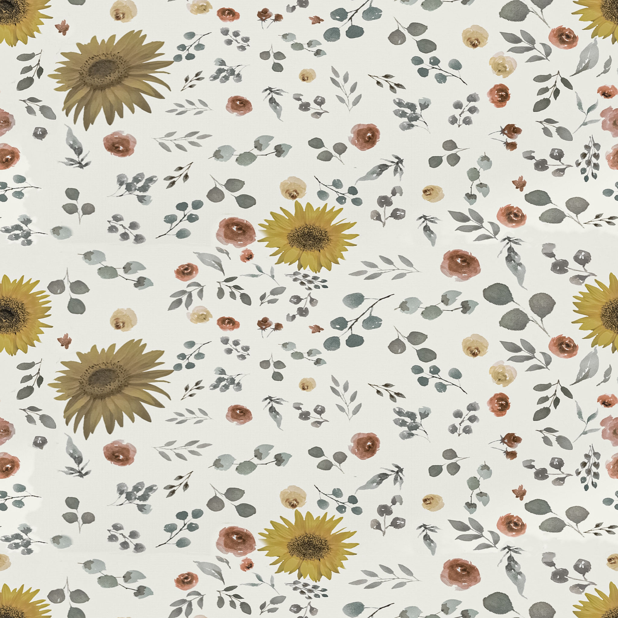Floral Pattern Wall Mural thumbnail 3