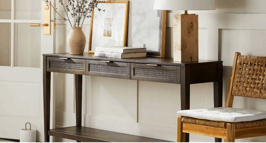 East Bluff Woven Drawer Console thumbnail 2