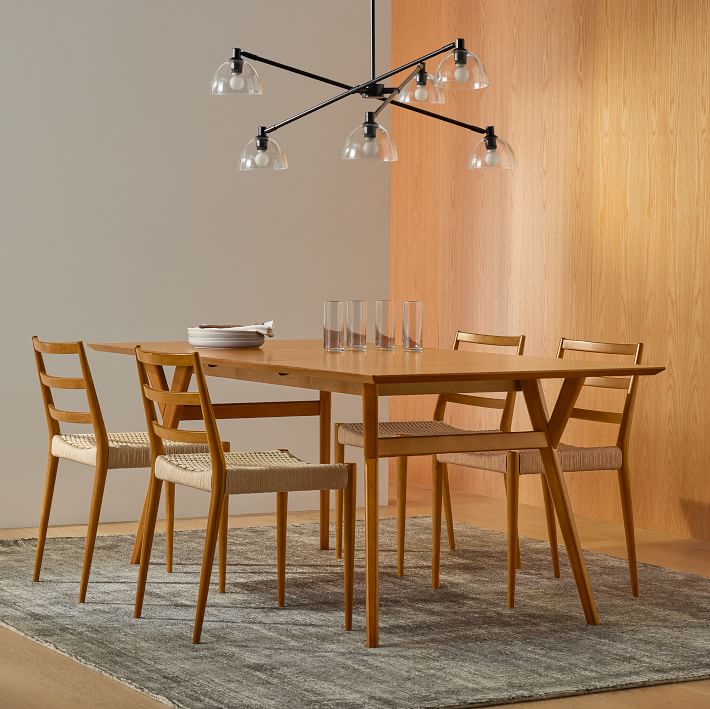 Mid-Century Expandable Dining Table thumbnail 2