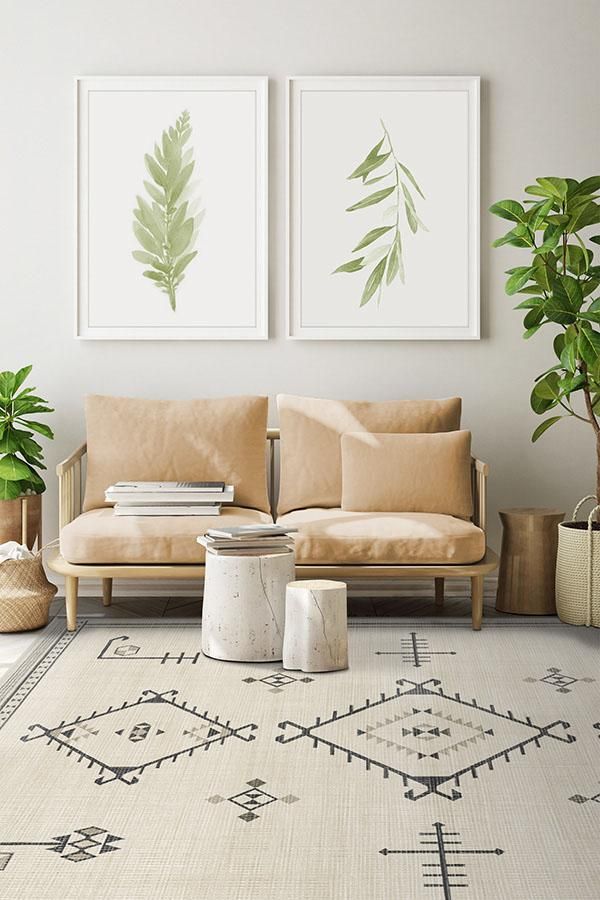 Damali Black and White Rug-9'x12' thumbnail 2