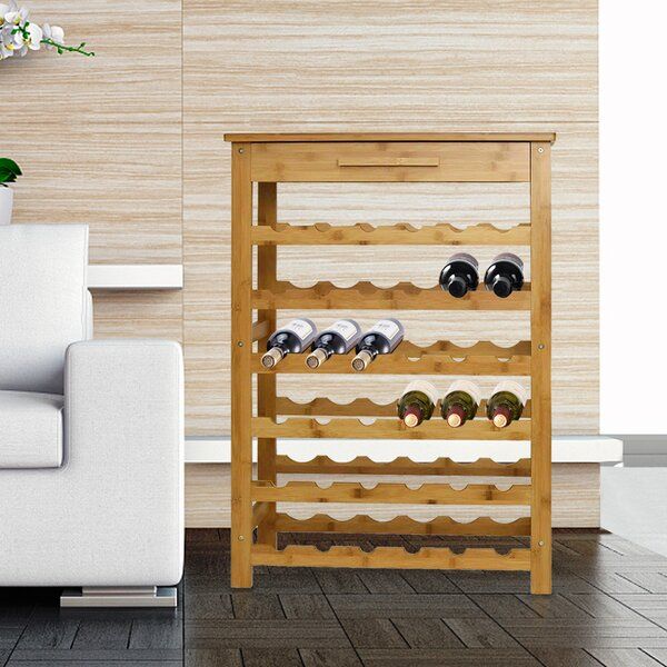 Hemen Solid Wood Floor Wine Bottle Rack  thumbnail 3