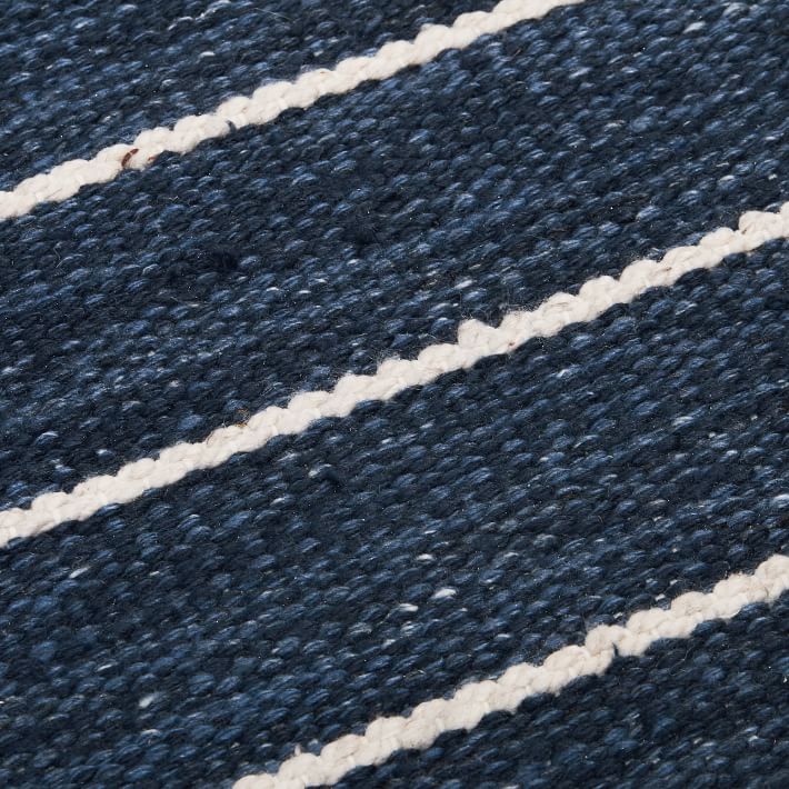 Cord Stripe Indoor Rug Midnight 8'x12' thumbnail 7