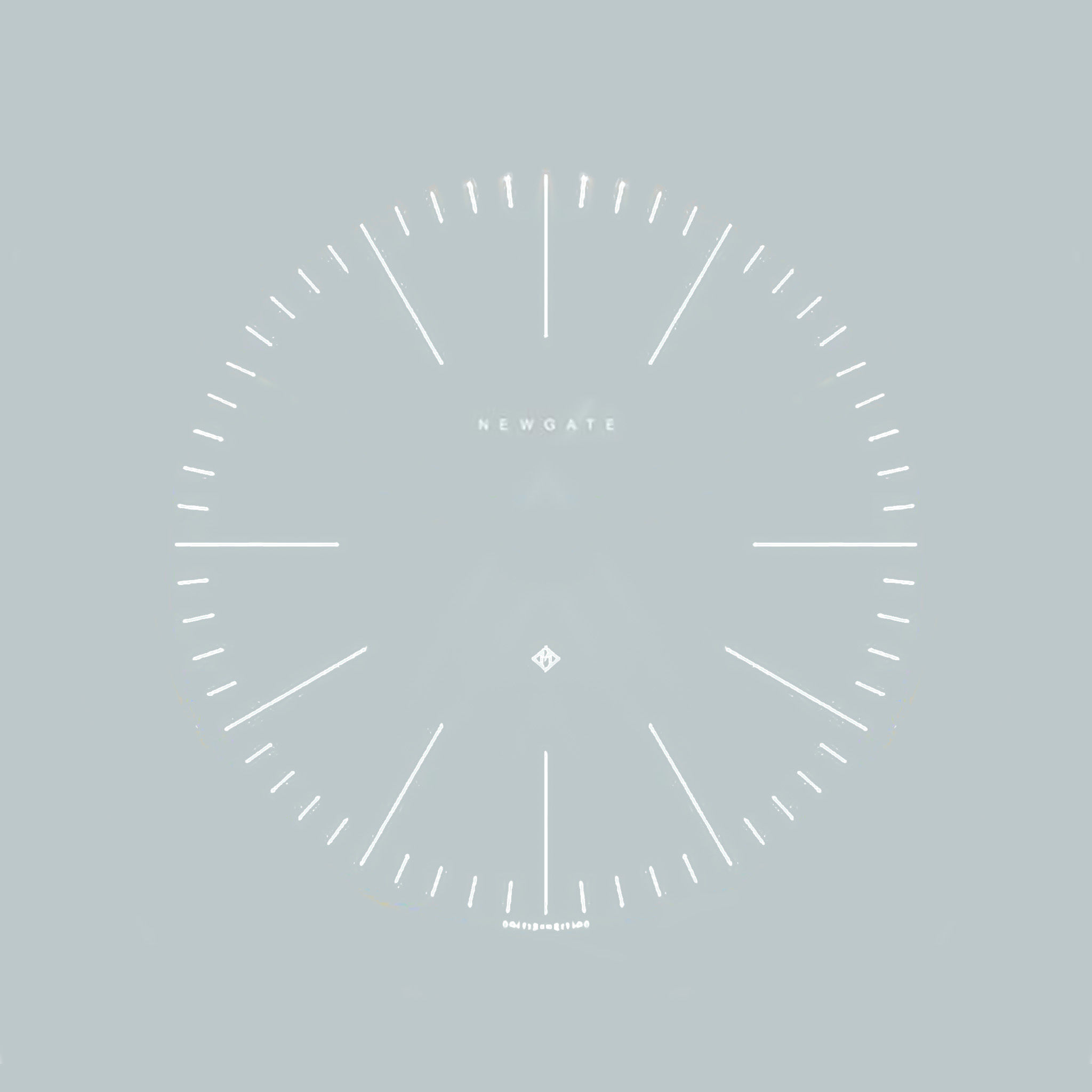 Mr Clarke Clock In Pill Blue thumbnail 3