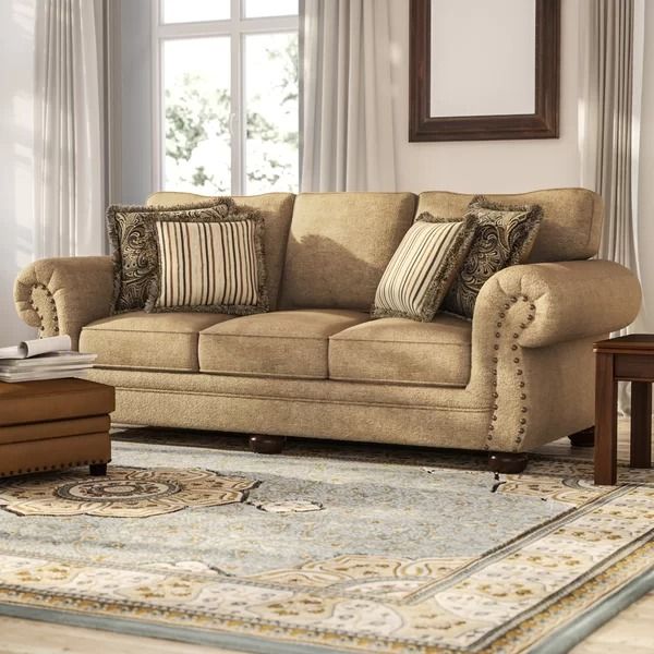 Freida Rolled Arm Sofa thumbnail 3