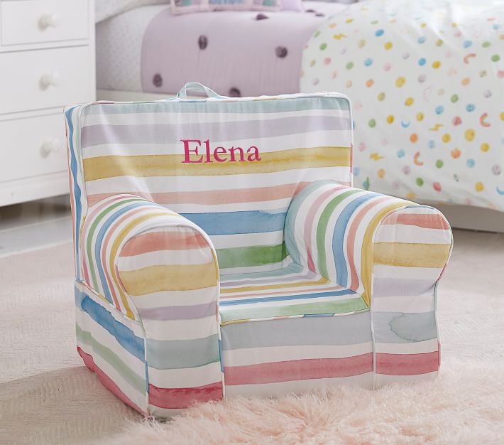 Kayla Rainbow Stripe Twill Anywhere Chair thumbnail 2