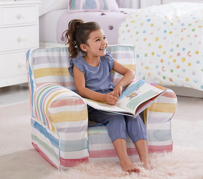 Kayla Rainbow Stripe Twill Anywhere Chair thumbnail 3