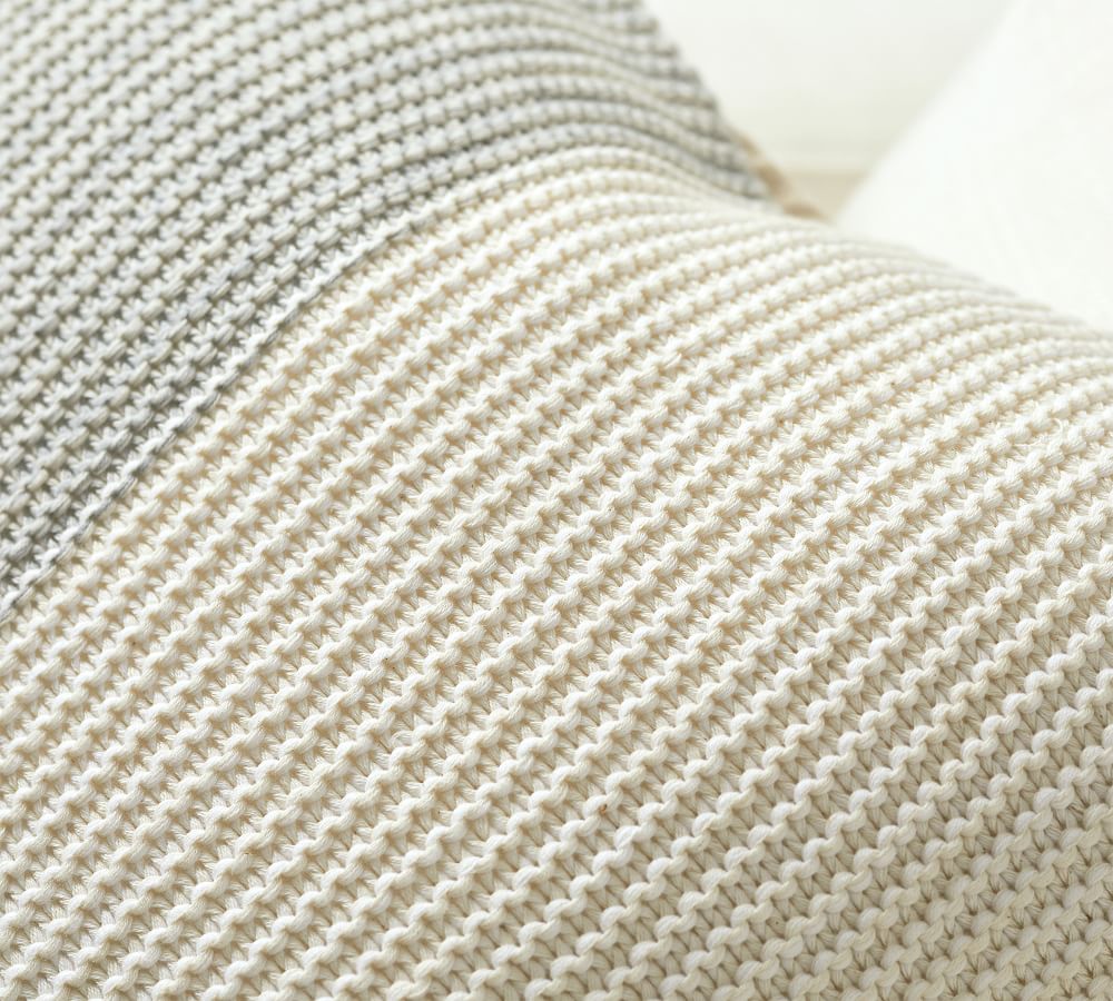 Maren Color Block Pillow Cover with No Insert-20"x20" thumbnail 3