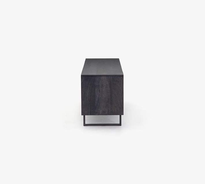 Dolores Cane Media Console Black thumbnail 4