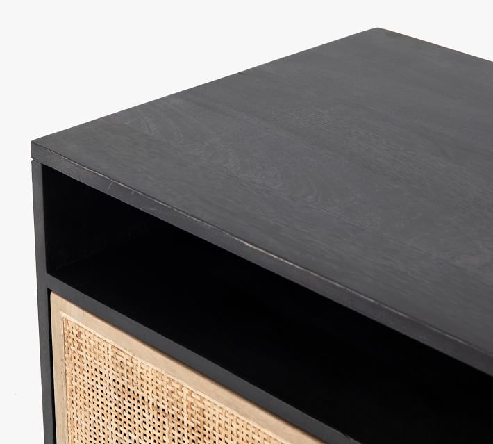 Dolores Cane Media Console Black thumbnail 6
