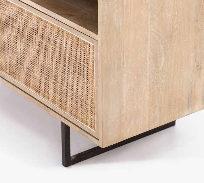 Dolores Cane Media Console Natural thumbnail 5