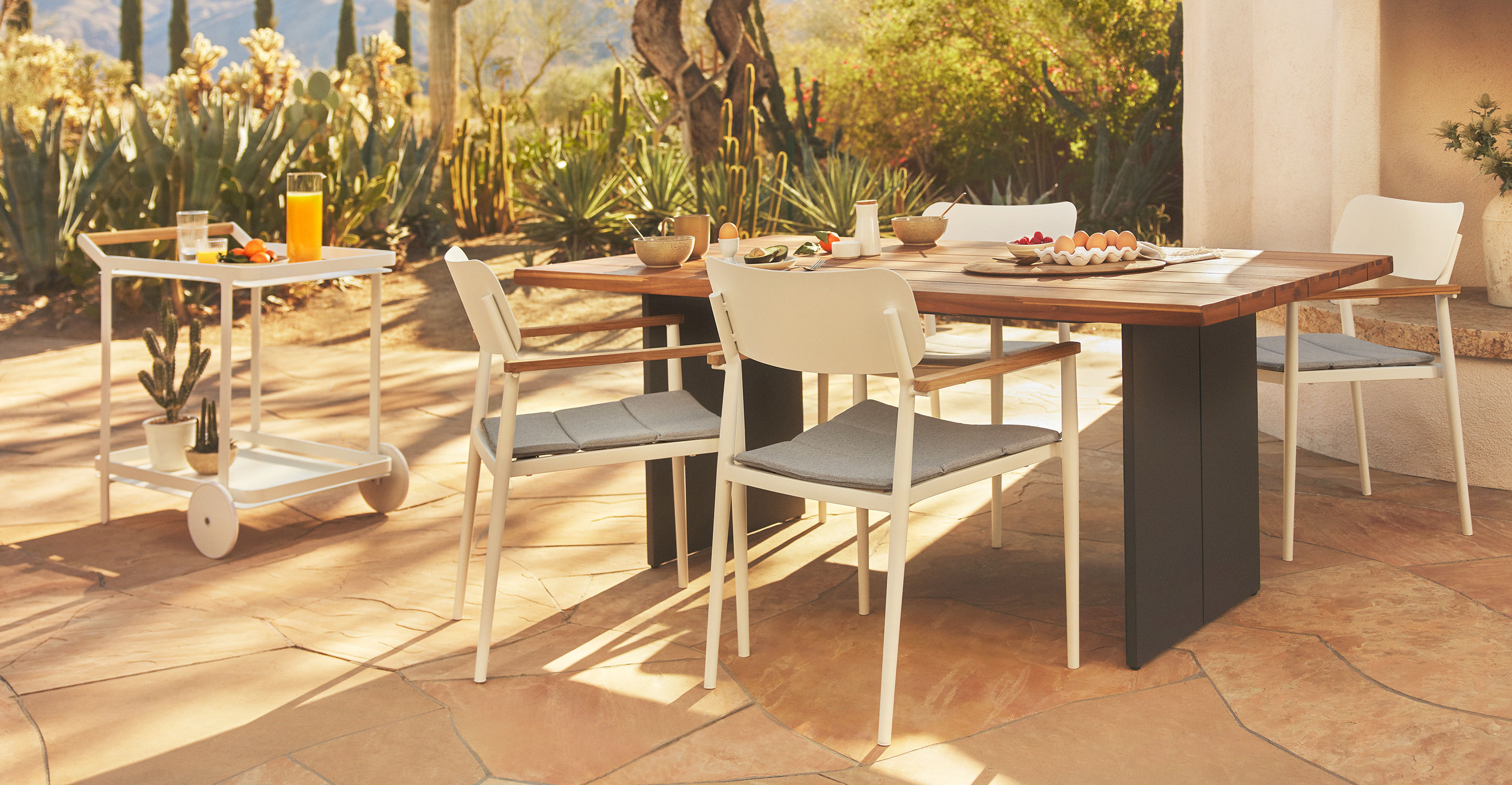 Boden White Bar Cart thumbnail 2