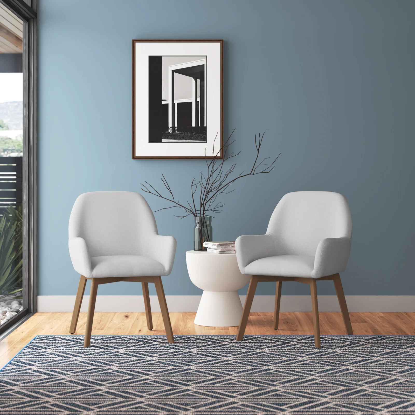 Rayshawn Swivel Armchair-Set of 2 thumbnail 8