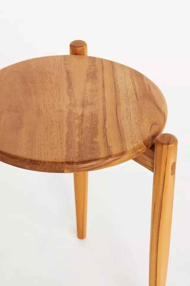 Masaya and Co Teak Telicia Stacking Side Table thumbnail 2