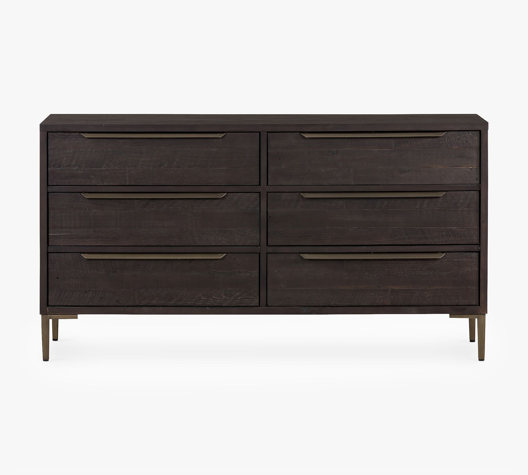Braden Reclaimed Wood 6 Drawer Dresser thumbnail 4
