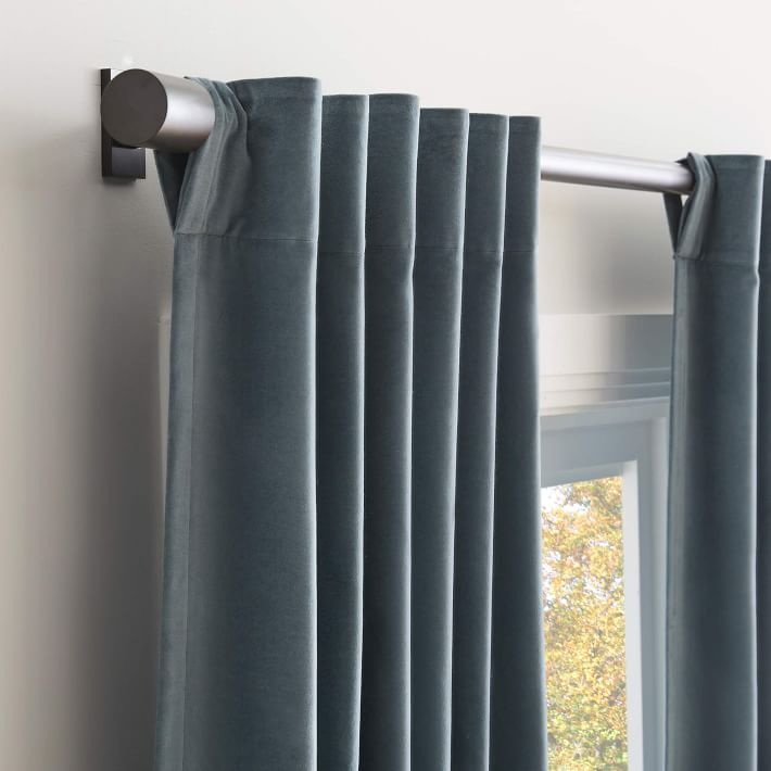 Cotton Velvet Curtain 48"x84" thumbnail 3