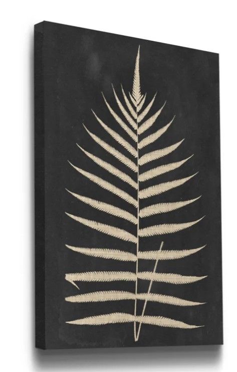 Linen Fern III Wrapped Canvas Print No Frame 16"x20" thumbnail 2