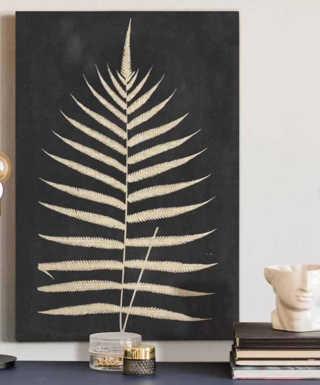 Linen Fern III Wrapped Canvas Print No Frame 16"x20" thumbnail 4