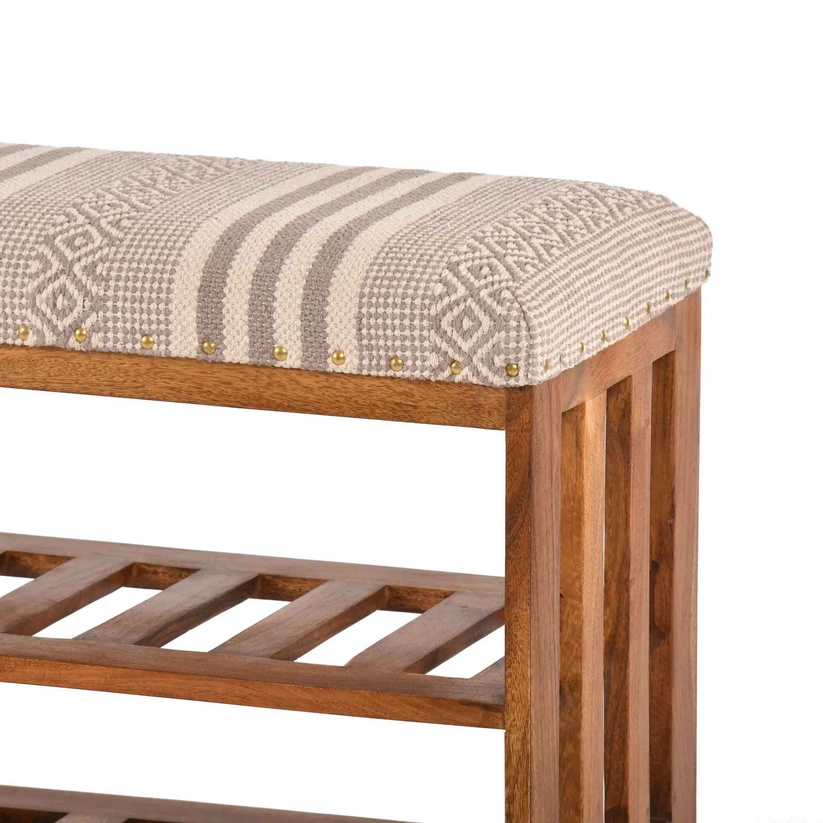 Eaker Shoe Storage Bench thumbnail 5