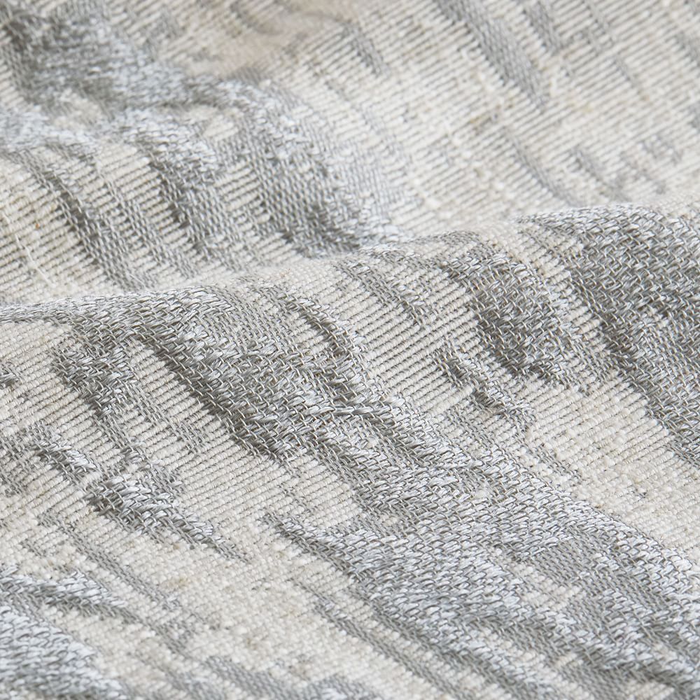 Bark Texture Shine Jacquard Curtain-96" thumbnail 4