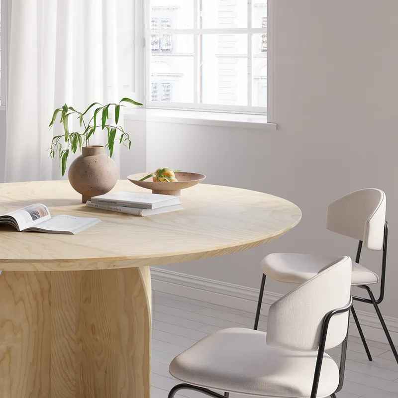 Modern Round Dining Table thumbnail 5