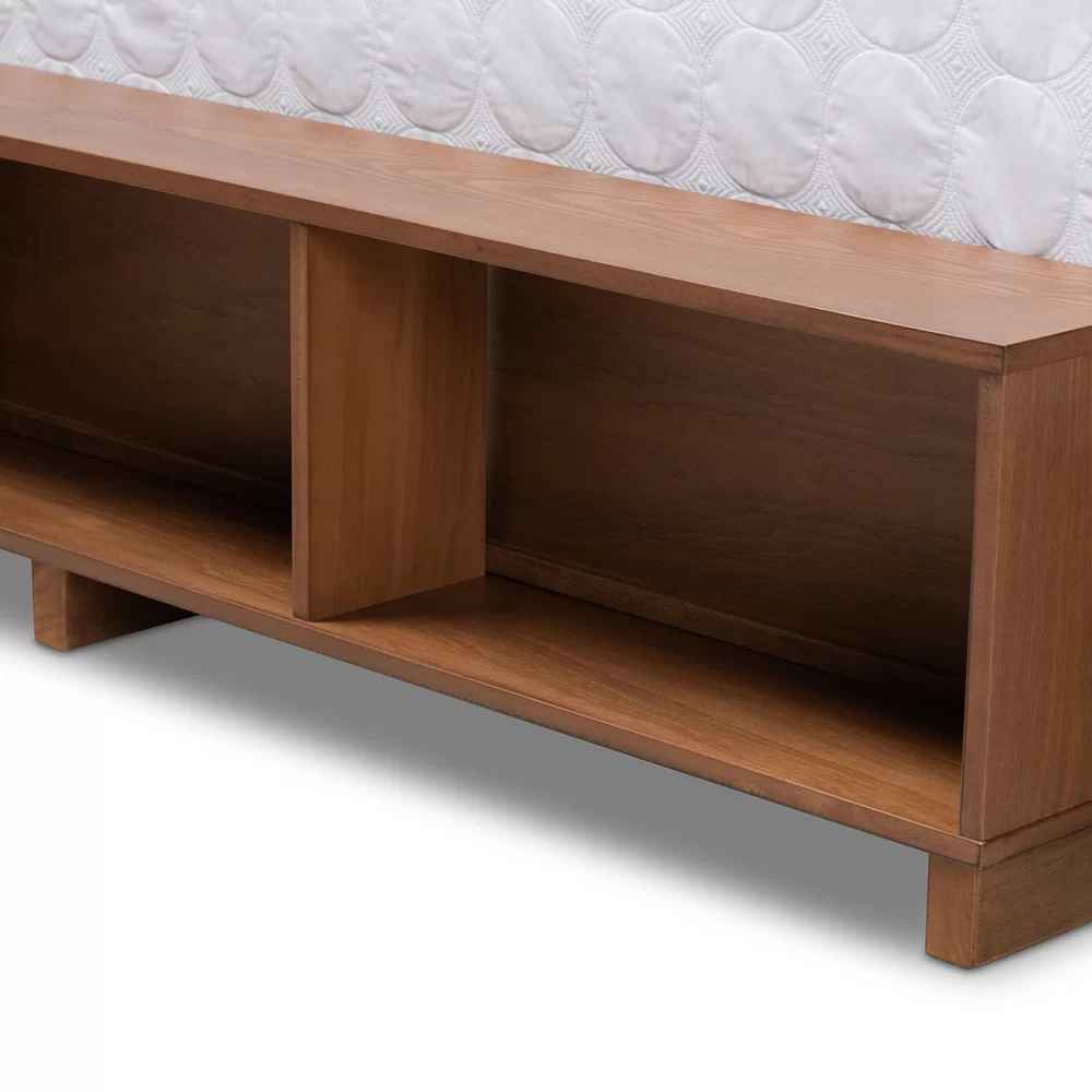 Khalid Solid Wood Storage Platform Bed-Queen thumbnail 5