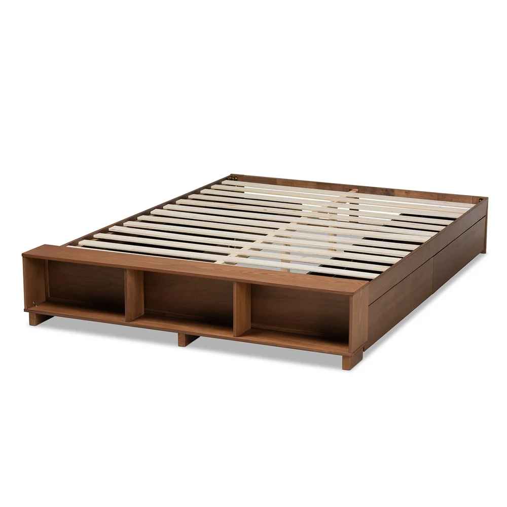 Khalid Solid Wood Storage Platform Bed-Queen thumbnail 6