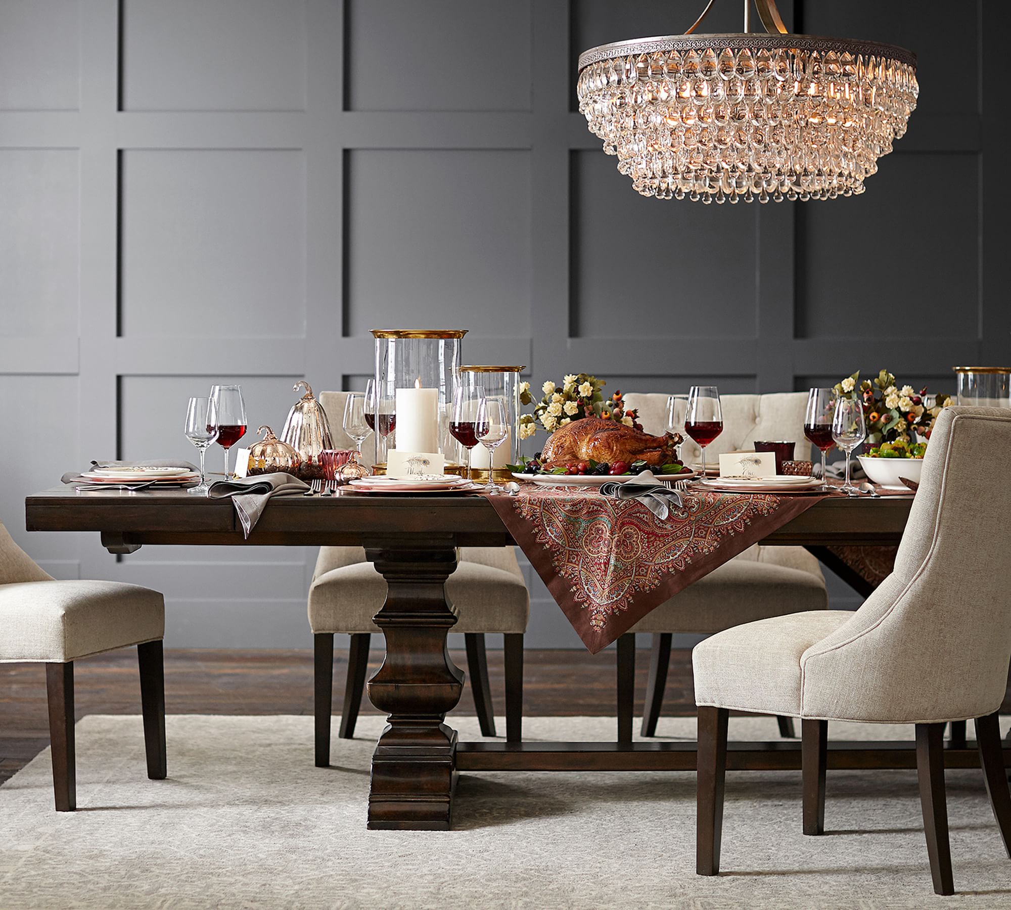 Banks Extending Dining Table 120" thumbnail 2