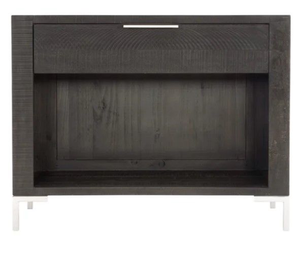 Logan Square Drawer Wood Nightstand thumbnail 2