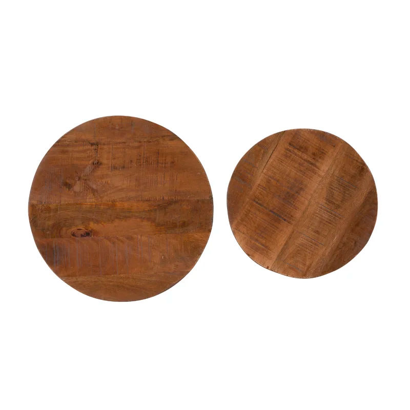 Jay Solid Wood Frame Nesting Tables (Set of 2) thumbnail 6