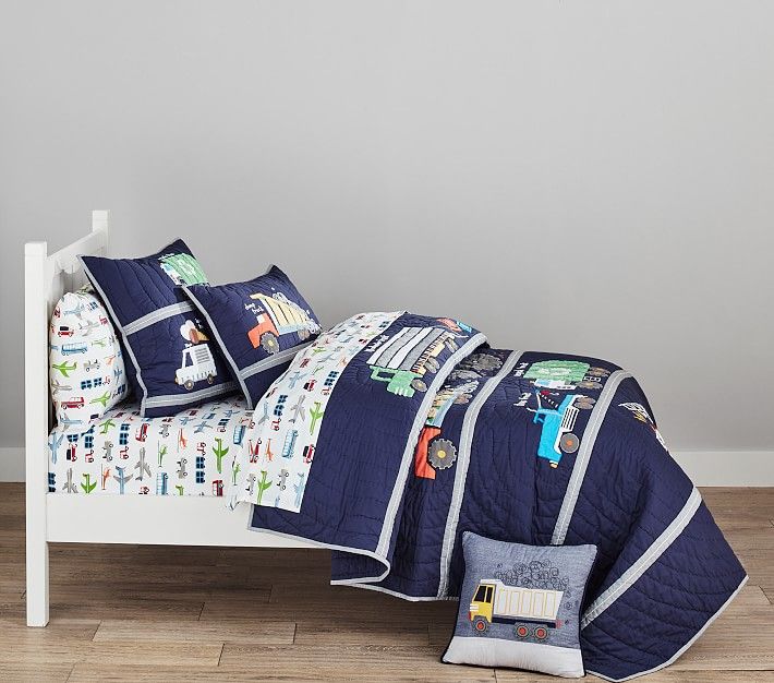 Busy Trucks Bedding Look Quilt-Twin thumbnail 5