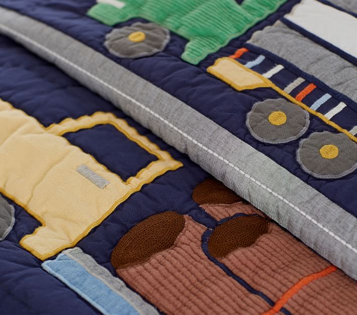 Busy Trucks Bedding Look Quilt-Twin thumbnail 7