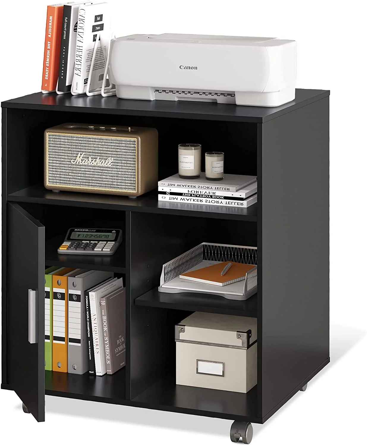 Mobile Printer Stand with Door thumbnail 3