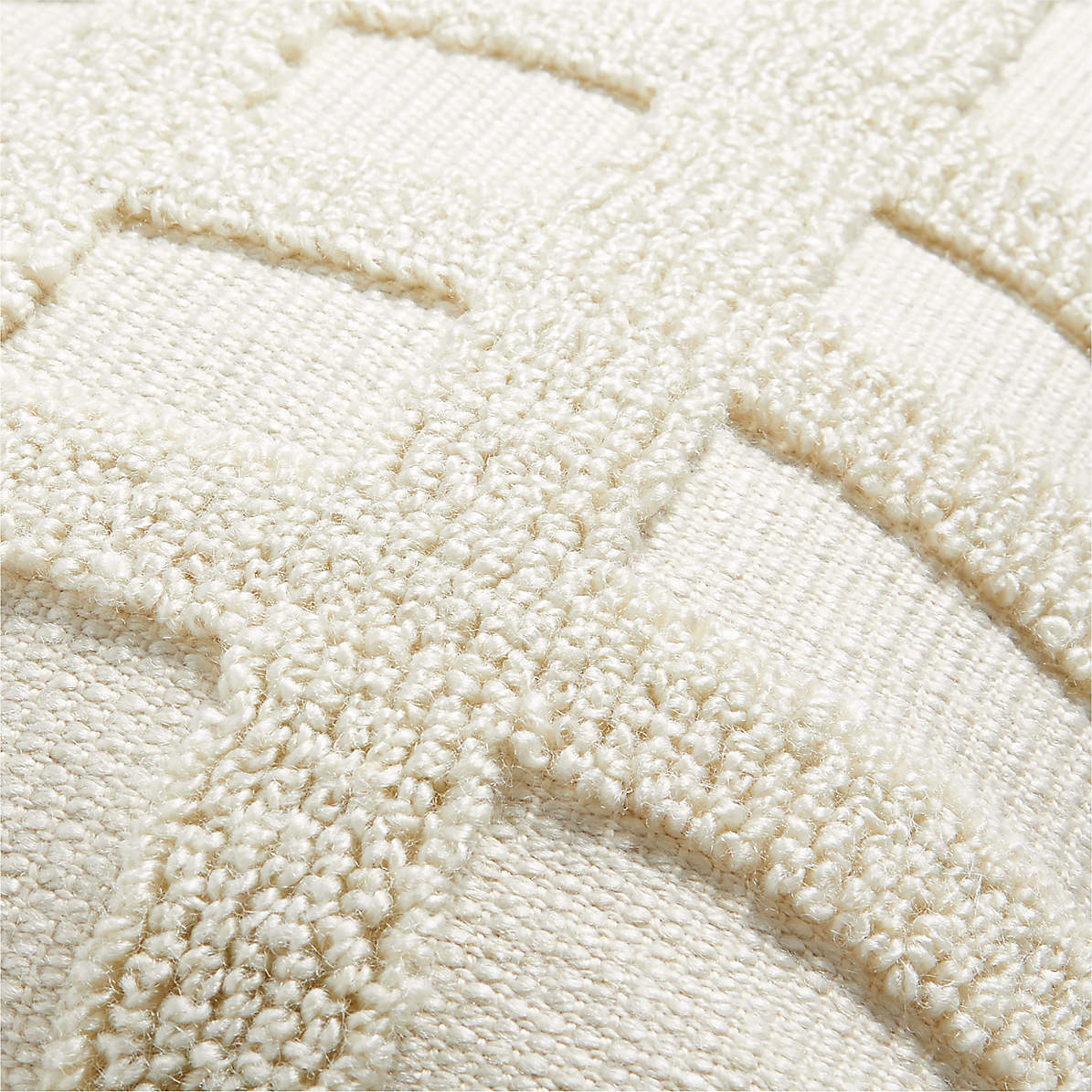 Shinola MackinacTextured Plaid White Outdoor Lumbar Pillow-22"x15" thumbnail 3