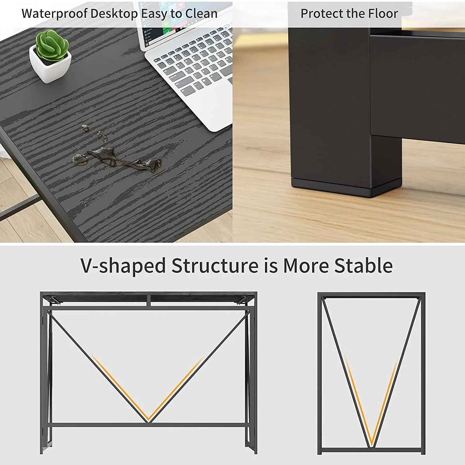 Folding Computer Desk thumbnail 4