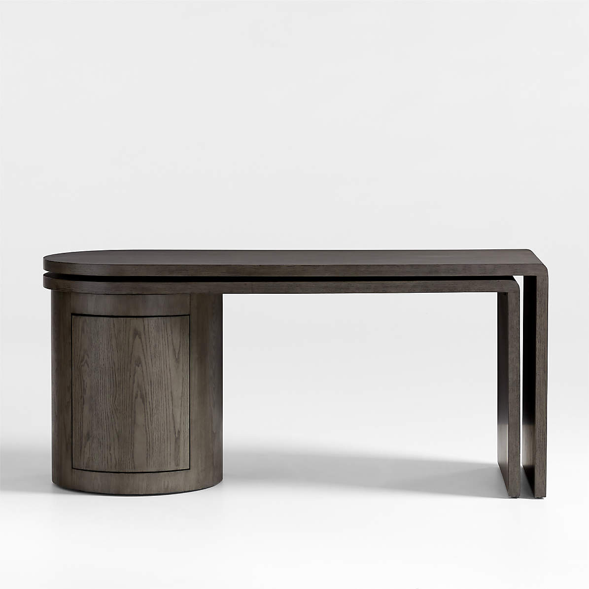 Twist Grey Ash Rotating Desk thumbnail 2
