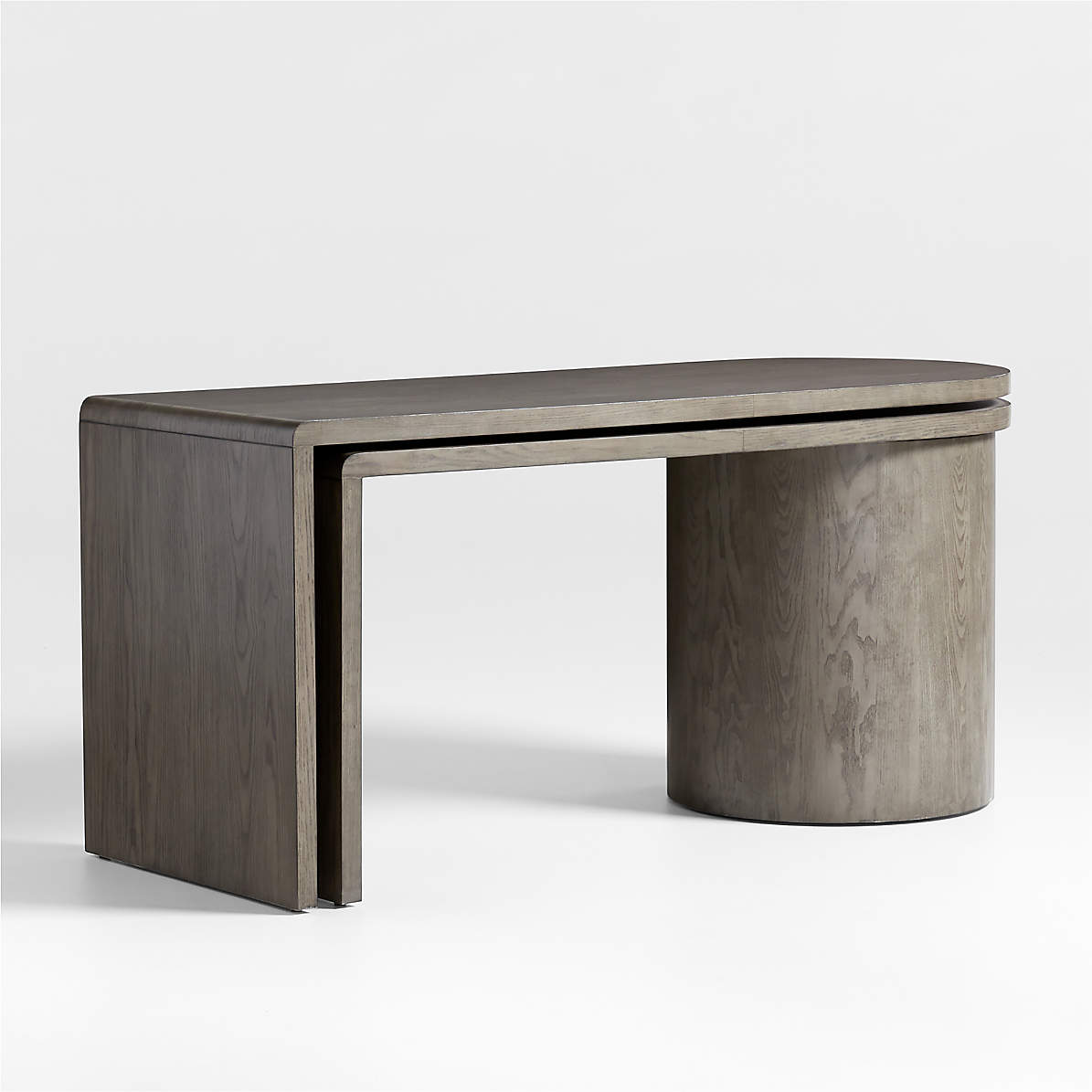 Twist Grey Ash Rotating Desk thumbnail 3