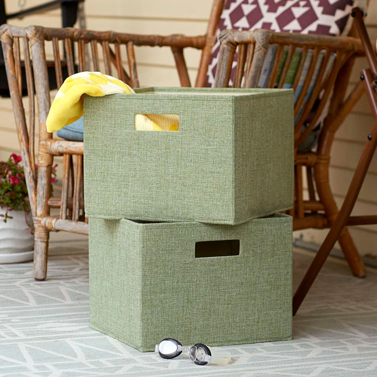 Fabric Bin Set Set of 2 thumbnail 2