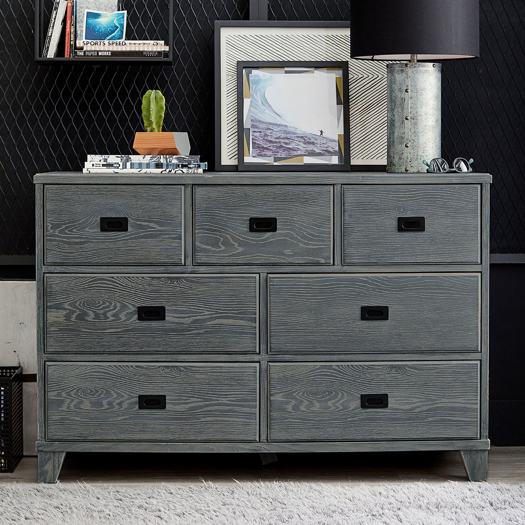 Findley 7 Drawer Wide Dresser thumbnail 2