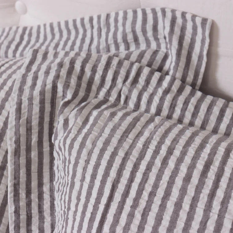 Braylenn 100% Cotton 180 TC Reversible Modern & Contemporary Duvet Cover Set thumbnail 3